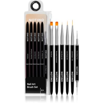 Notino Nail Tools Nail Art Brush Set set perii machiaj pentru unghii - imagine 2